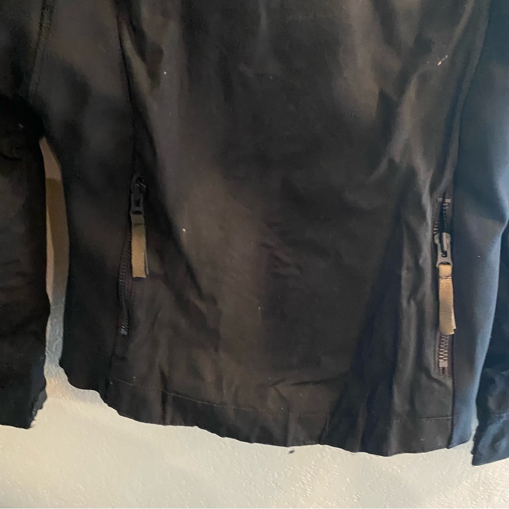ICON Black and tan Motorcycle Jacket women’s small - Picture 16 of 16